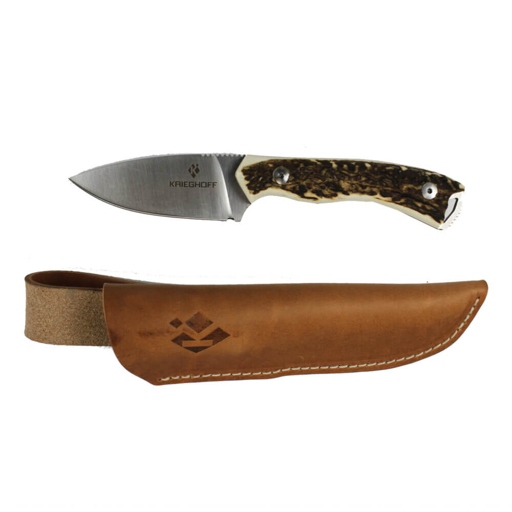 Krieghoff “Milan” Hunting Knife by Otter, Buckhorn Handle